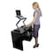 Uncaged Ergonomics Workez Standing Desk Ergonomic Sit Stand Up Converter Riser For Laptop WESDB - alternate 4